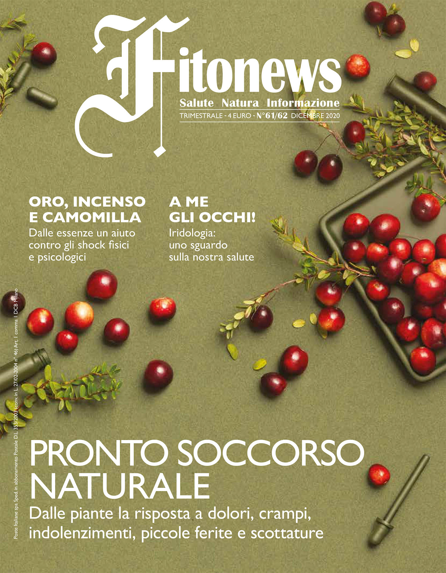 Pronto soccorso naturale – Fitonews n°61-62/2020